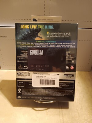 Buy Godzilla: King of the Monsters 4K Full Slip SteelBook Blu-ray