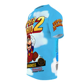 Super Mario Bros. 2 NES Retro Vintage Nintendo Video Game Cover T-Shirt
