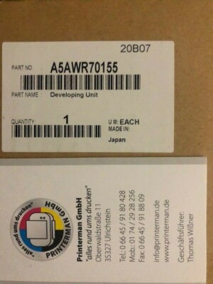 A5AWR70155 Developing Unit Konica Minolta Bizhub Press C1085 C1100