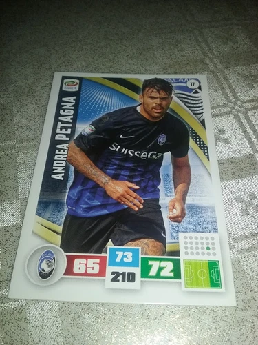 2016-2017 Panini Adrenalyn Footballers Card PETAGNA-ATALANTA