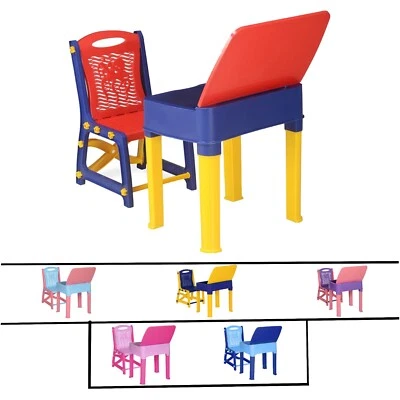 Kids Study Table and chair set children Study desk Toddler chair and table - Image 1 of 2