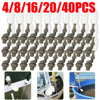 Water Float Valve with Adjustable Arm Plastic Water Filter Float 1/2 Inch Lots