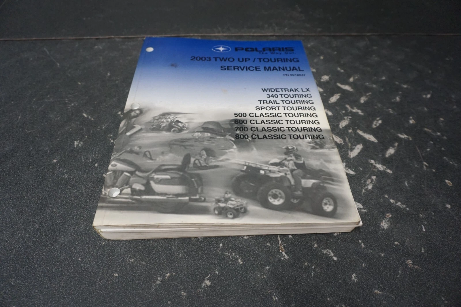 340 TRAIL SPORT 800 CLASSIC Polaris OEM 2003 TWO-UP /TOURING Service Manual