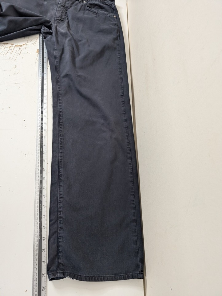 HUGO BOSS STRAIGHT Regular FIT Jeans W36 L32 Black Charcoal Exc