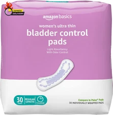Women'S Incontinence Pads, Bladder Control & Postpartum, Light Absorbency, Unsce