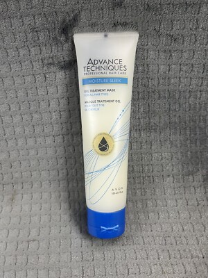 Avon Advance Techniques Moisture Sleek Gel Treatment Mask Hair Smoothing 5 fl oz