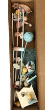 Vintage Hand Painted Mobiles by Irmi ANGELS Mobile Baby Crib Collectible