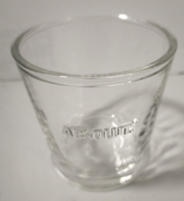 Embossed Cocktail Glass Absolut Vodka Rocks