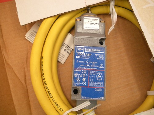 Interruptor límite Cutler Hammer E50AW16P Ser B1 cuerpo E50SA6P E50 DW1 A1 cabezal de operación - Imagen 3 de 3