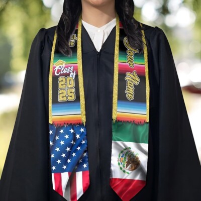 Personalized Mexican Graduation Stole 2025 Mexican Graduation Sash Class Of 2025