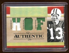 2007 National TREASURES DON MAYNARD game worn TRIPLE PATCH LOGO /10 jets hof