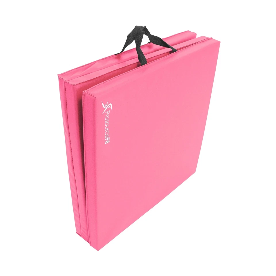 ProsourceFit Tri-Fold Folding Thick Exercise Mat 6’x2’ with Carrying Handles ... - Image 3 of 4