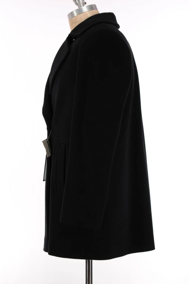 Casaco Schneiders novo com etiquetas mistura de lã/angorá Patrizia tamanho 40 EUA 10 em preto sólido - Imagem 2 de 4