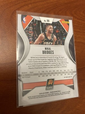 2019-20 Panini Prizm Blue Prizm /199 Mikal Bridges #99 | eBay