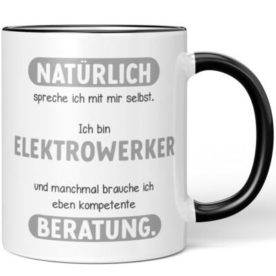 Natürlich spreche ich mit mir selbst. Ich bin Elektrowerker und 10007134674