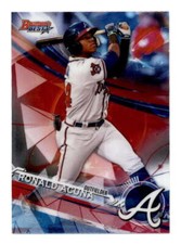 RONALD ACUNA 2017 TOPPS BOWMAN'S BEST #TP-10 BRAVES BASE ROOKIE CARD RC BD7424