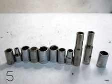 set of 11 sockets mixed lot, See description for full details craftsman