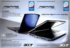 2008 • Pubblicità stampa ACER ASPIRE INTEL COMPUTER PORTATILE • Moda uomo anni 2000 DA.43