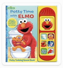 Sesame Street Potty Time With Elmo Potty Training Sound Book Perfect For Potty