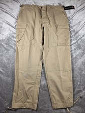 Propper BDU Trouser Pants Mens XL Regular Khaki Ripstop Button Fly Cargo Utility