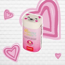 Legami Beary Cute White Pink Bear Vanilla Scented Eraser - LIMITED EDITION
