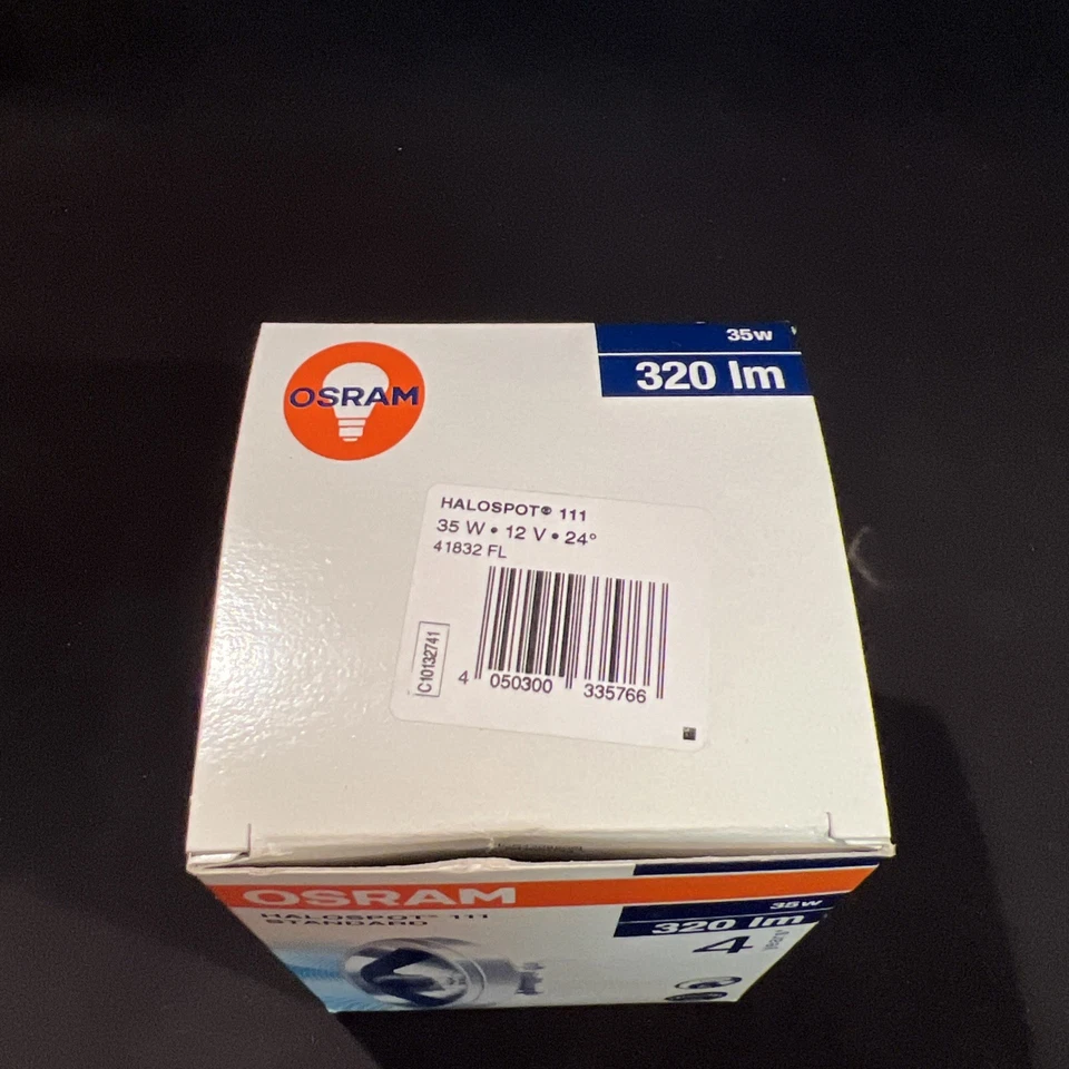 OSRAM Halospot 111 STANDARD 35 W G53 24° 320lm UV Filter 41832 FL NEU&OVP  - Bild 4 von 4
