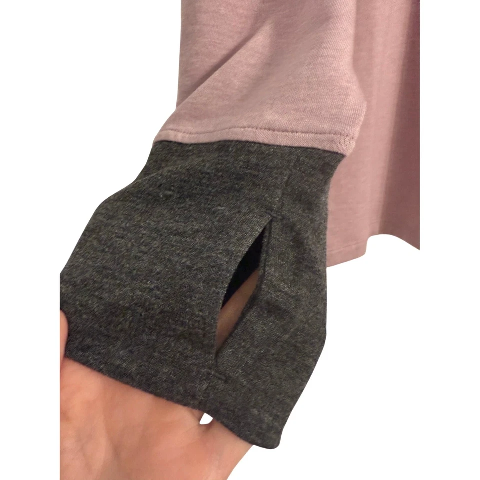 Pullover Cuddl Duds Nuevo sin Etiquetas Bloques de Color Ocio Suave Polar Ropa Cómoda Cuello 1X Foto 4 de 4