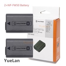 2 X Original Sony NP-FW50 Battery For Sony a7r2 s2 a6100 A5100 nex7 a6300 a