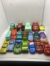 Disney Pixar Cars Mixed Lot Of 19 Diecast  Plastic Cars Vehicles