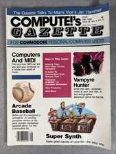 COMPUTE'S GAZETTE MAGAZINE May 1986 Commodore Users