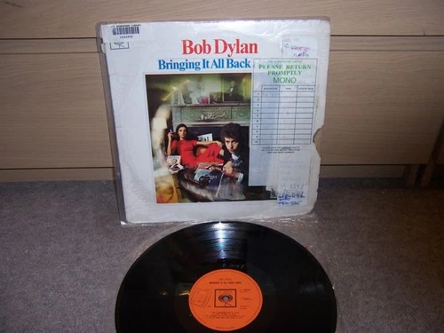BOB DYLAN BRINGING IT ALL BACK HOME 33 rpm LP orange CBS 1965 First Pressing
