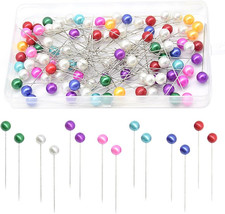 100 Pcs Straight Pins - 65Mm Pearl Pins for Bouquets, Crafts, Quilting  Jewelry