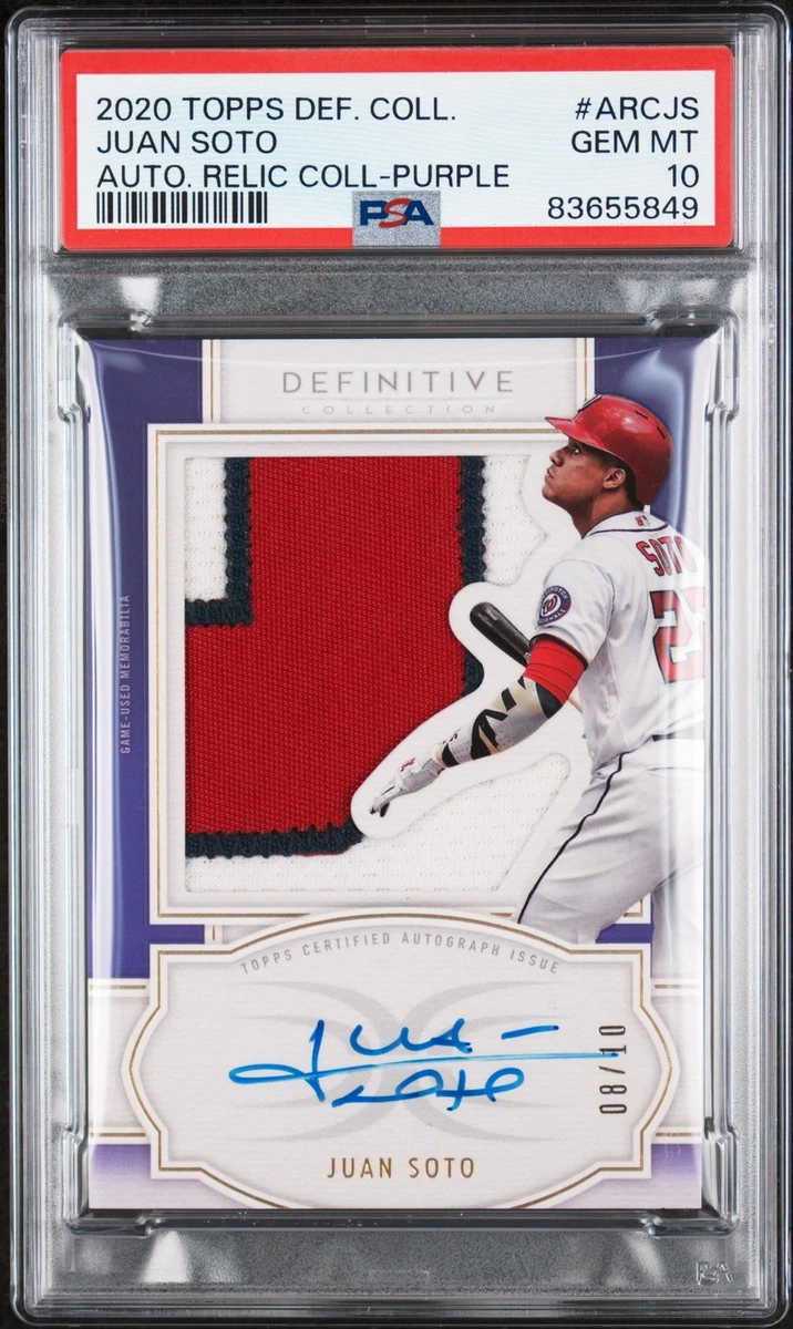 Juan Soto Baseball Sports Trading Cards & Accessories Memorabilia