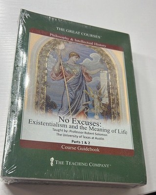 The Great Courses: No Excuses: Existentialism and the Meaning of Life [NEW],DVD