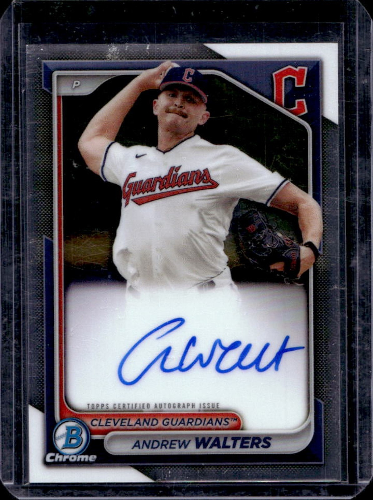 2024 Bowman Chrome Andrew Walters Prospect Auto #CPA-AW Guardians