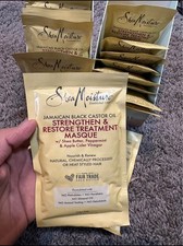 Lot Of 24 Shea Moisture Jamaican Black Castor Oil Strengthening TreatmentMasque
