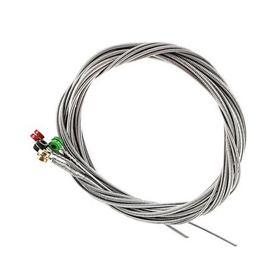 1 Set Reusable Silver Stainless Steel Bass Strings for Instrument Use