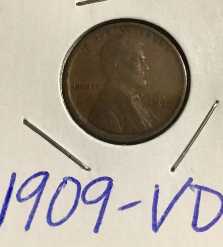 1909 VDB -P Lincoln Wheat Cent Penny good or better Condition