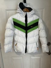 Nike Youth Girls Vintage Reversible Hooded Puffer Fleece Jacket Girls XL/Woman S