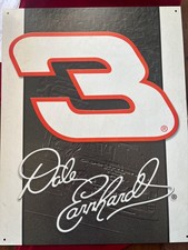 Made in U.S.A. #3 Dale Earnhard nascar metal licensed wall sign made in usa