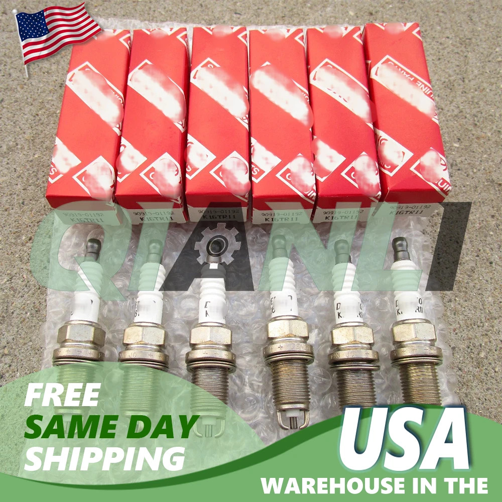 FITS: 96 - 02  4RUNNER 3.4L V6 SPARK PLUG QTY 6 OEM BRAND NEW