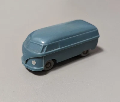 Wiking VW T1 Kastenwagen Unverglast Mattgraublau 50er Vintage - Bild 1 von 4
