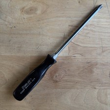 Snap On Tools No. 3 P3 Phillips Screwdriver Black Hard Handle Ssdp-63 Vtg Usa