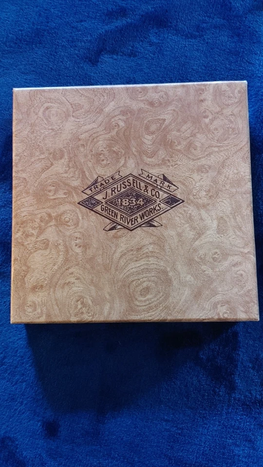 VTG Russell Barlow 1998 Ltd Ed 2 Knife Set Stag Handle Serial #0356 with Box - Image 3 of 4