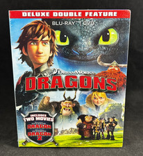 DREAMWORKS DRAGONS HOW TO TRAIN YOUR DRAGON 1  2 BLU RAY  DVD SEALED BOX SET