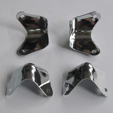 8Pack Metal 2 Leg Guitar AMP Amplifier Cabinet Corners Protectors For Fender