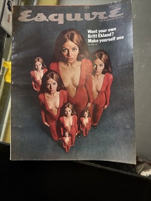 Esquire Magazine April 1969 Britt Ekland Cover | 1960s Pop Culture Vintage USA