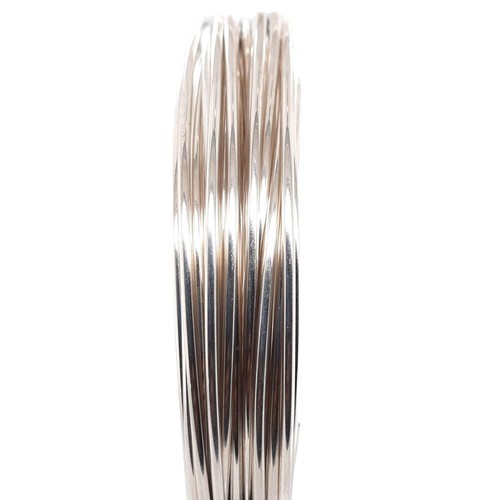 18 Gauge, 935 Argentium Silver Wire (Round) Dead Soft Made in USA - 5FT by - Picture 2 of 8