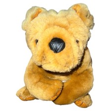 Animal Alley Shar Pei Wrinkle Puppy Dog Plush Stuffed Animal Brown Sharpei 2000