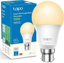 Tapo L510B WiFi Smart Bulb, B22 Smart Light Bulb, 8.3W (60W), Energy Saver